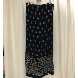 Vintage midi wrap skirt